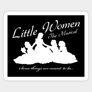 Little Women - White Design Magnet